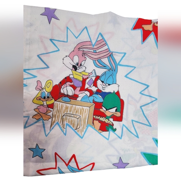 Vintage Warner Brothers Tiny Toons Adventures 3 piece Twin Size Sheet Set - Picture 3 of 3